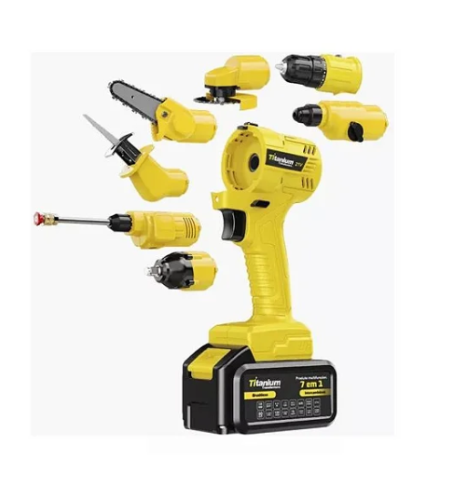 Ferramenta Multifuncional Titanium 7 Em 1 A Bateria 21v