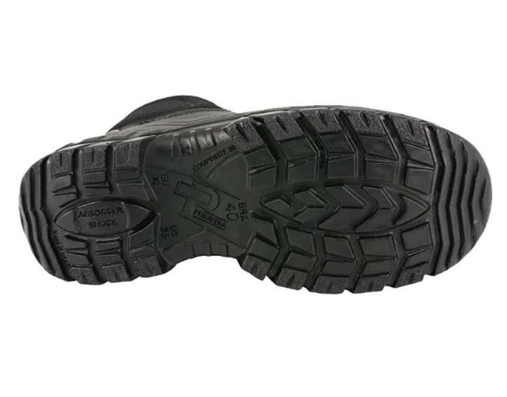 Botina com Biqueira de Pvc Ecosafety Preto + Palmilha Ortopédica Gel