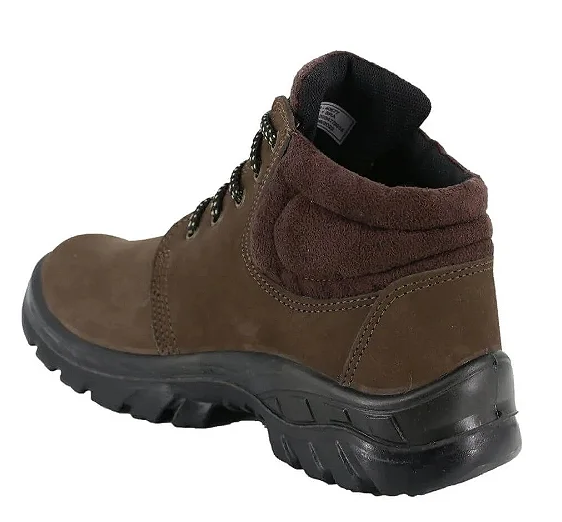 Bota Bico De PVC + Palmilha Gel Ecosafety PS139 Café CA 40677