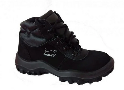 Botina Safetline Miura Nobuk Preto 4855GL CA 12783
