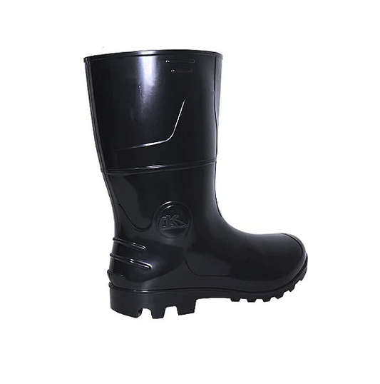 Bota PVC Cano Longo Preta Kadesh