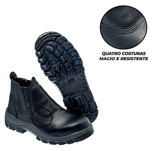 Botina de Segurança Calbras Bico Aço CBEC CA 40828