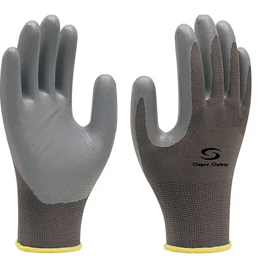 Luva Anti Corte Super Safety Com Banho Nitrílico SS1006 CA 32038