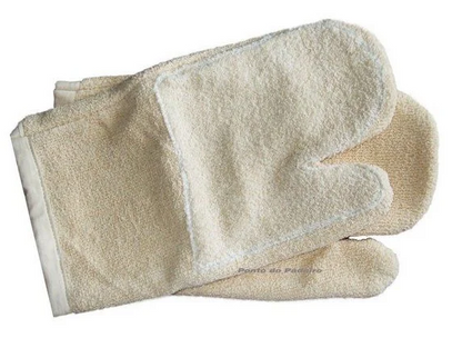 Luva Térmica Mão de Gato Cru Cano Longo Dupla Grafatex 50cm 34dp CA 37290