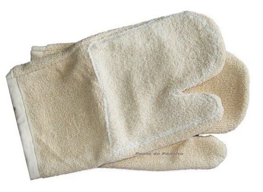 Luva Térmica Mão de Gato Cru Cano Longo Dupla Grafatex 50cm 34dp CA 37290