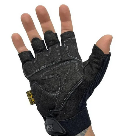 Luva Tática Meio Dedo Mechanix Preta Tam XG