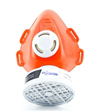 Respirador 1/4 Facial Plastcor Com 1 Filtro Incluso VO CA 39428
