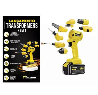 Ferramenta Multifuncional Titanium 7 Em 1 A Bateria 21v