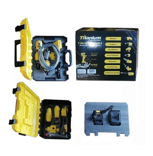 Ferramenta Multifuncional Titanium 7 Em 1 A Bateria 21v